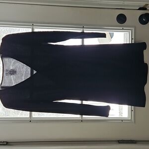 Nine West Elegant Black Long Sleeve Dress